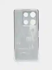 Оливковый чехол для Infinix Note 30 Pro (Инфиникс Нот 30 Про), прозрачный, с рисунком, защита камеры