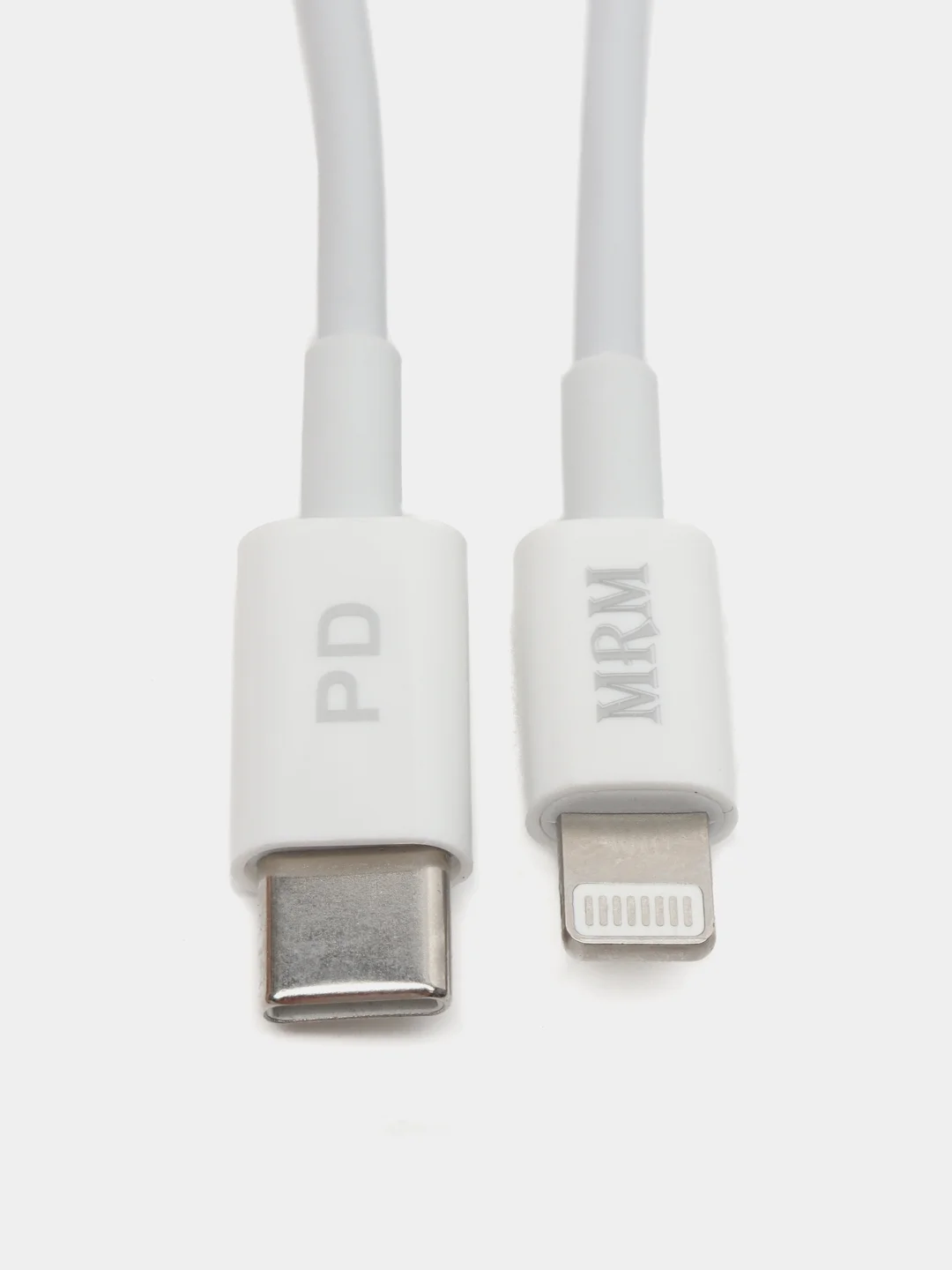 Белый кабель зарядный для iPhone (Айфон), с Type-C/Lightning, шнур с поддержкой быстрой зарядки