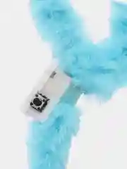 Лазурный ободок светящийся, с ушками, меховой