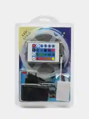 Светодиодная лента, RGB, с пультом, 5 м