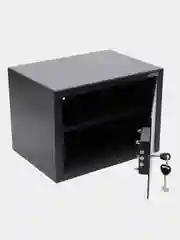 Серый мебельный сейф для денег и  ценностей  AIKO Т-250 EL