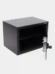 Серый меланж мебельный сейф для денег и  ценностей  AIKO Т-250 EL