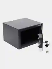 Серый мебельный сейф для хранения денег и ценностей AIKO Т-170 KL