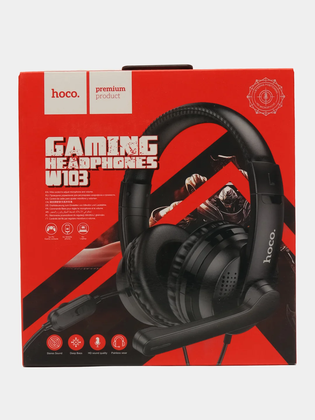 Игровые наушники с микрофоном Hoco W103 Magic tour gaming headphones, 3.5 jack