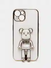 Белый чехлы на Айфон с BearBrick медведем держателем подставкой IPhone