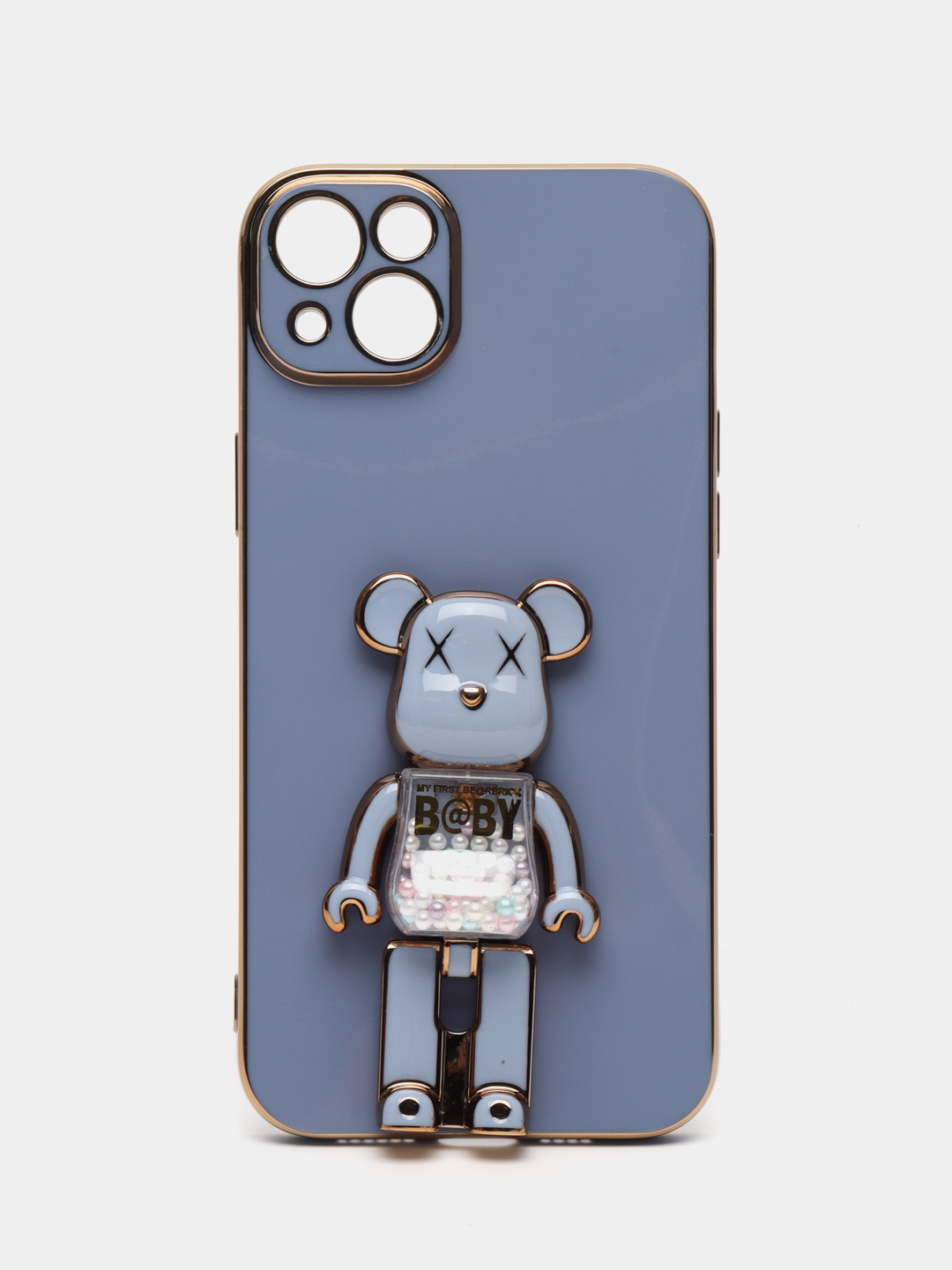 Чехлы на Айфон с BearBrick медведем держателем подставкой IPhone купить по  цене 550 ₽ в интернет-магазине Магнит Маркет