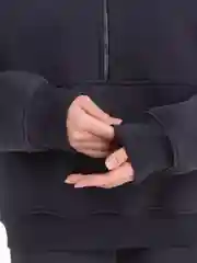 Спортивный костюм женский, с флисом, двойка, на молнии