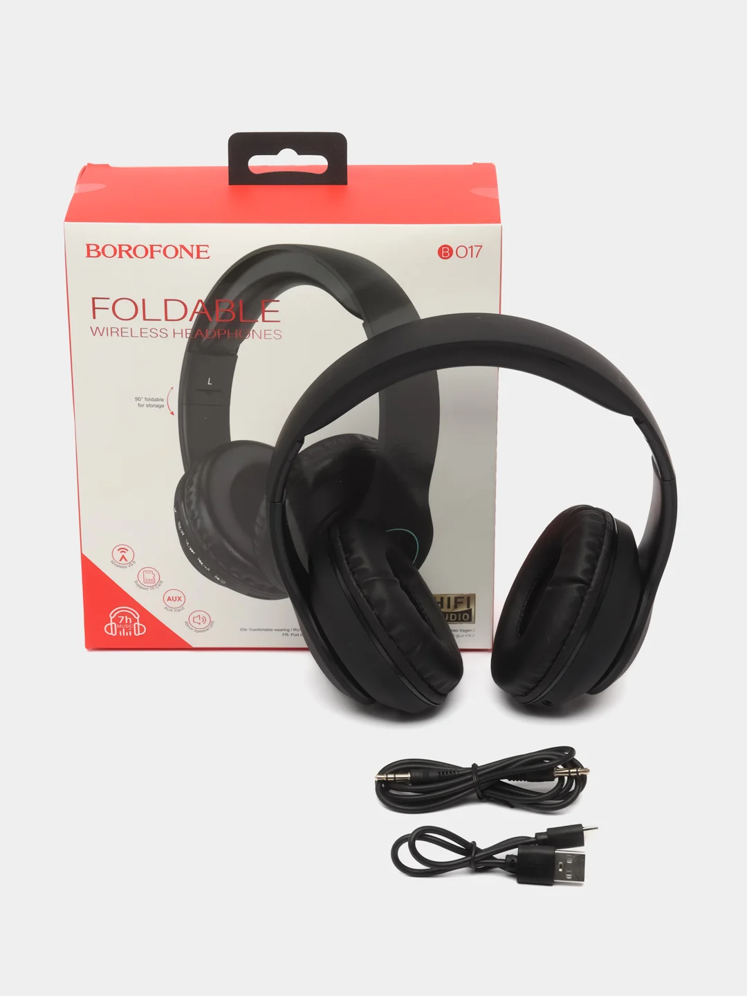 Черный беспроводные наушники Bluetooth Borofone BO17