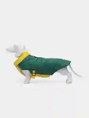 Зеленый утепленный жилет для собак