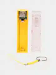 Желтый зарядное устройство для аккумуляторов 18650 Power Bank