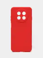 Красный силиконовый чехол для HUAWEI nova Y91 (Хуавей нова у91), прозрачный