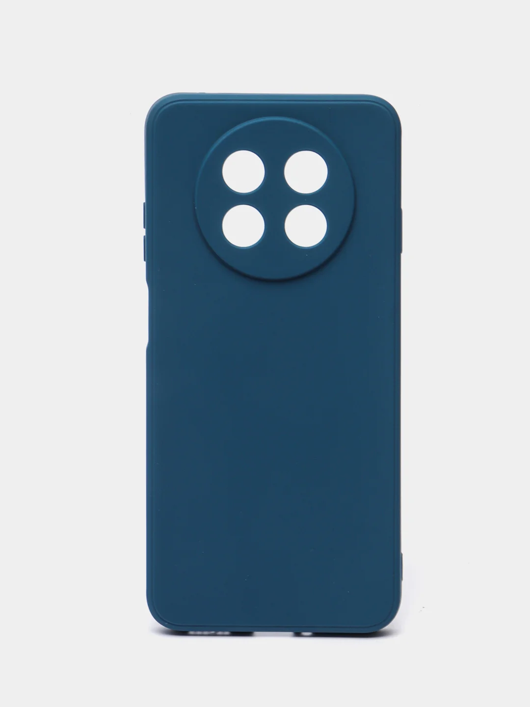 Синий силиконовый чехол для HUAWEI nova Y91 (Хуавей нова у91), прозрачный