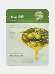 Оливковый маска для лица, тканевая, для увлажнения, питания и омоложения кожи