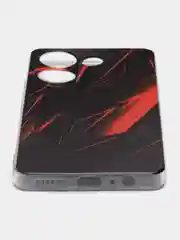 Красный чехол на Tecno Camon 20/20 Pro 4G (Текно Камон 20/20 Про 4G), с рисунком, защита камеры