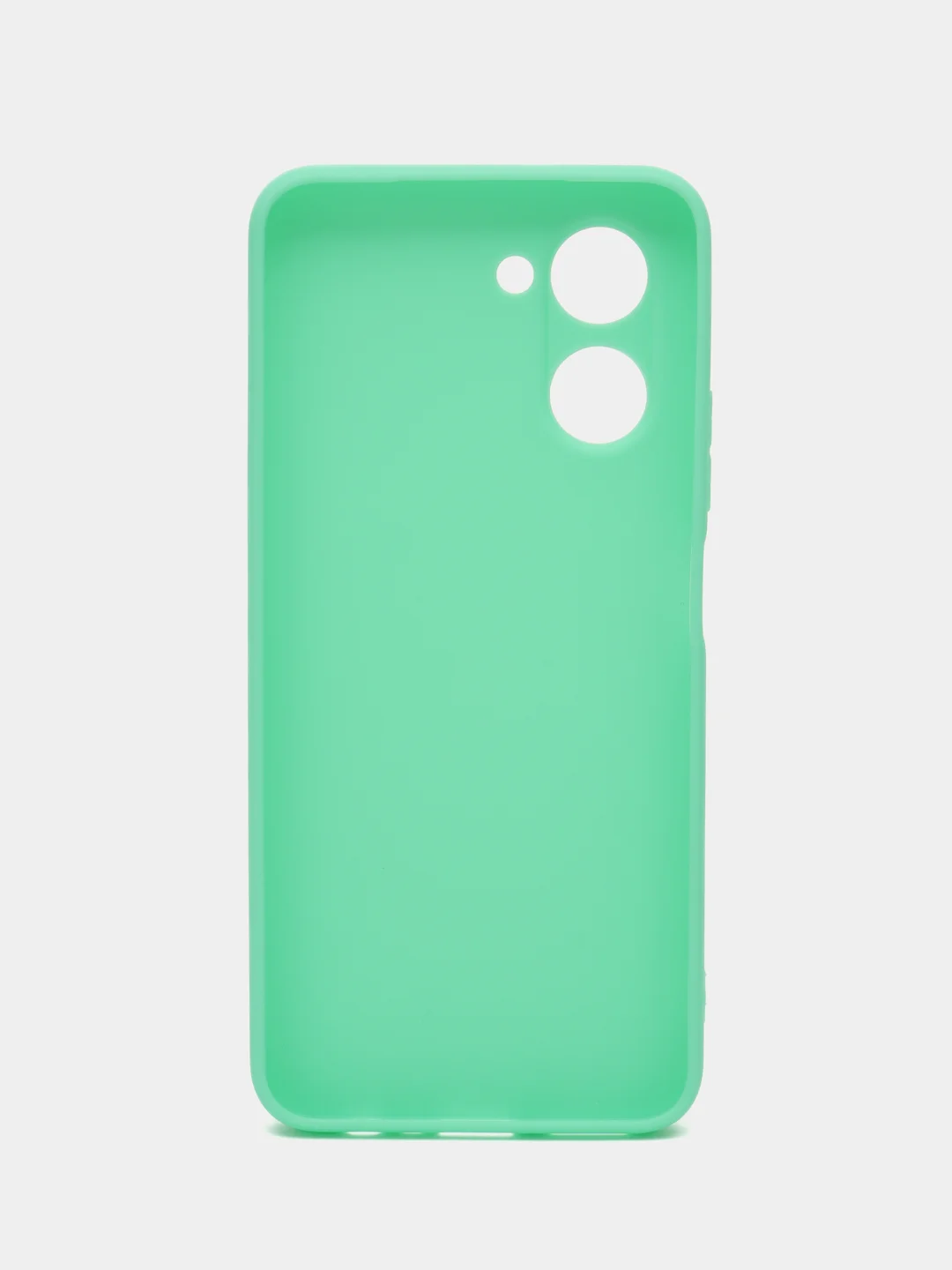 Пудровый чехол для Realme C33 / Реалми С33 силиконовый, цветной, матовый