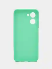 Пудровый чехол для Realme C33 / Реалми С33 силиконовый, цветной, матовый