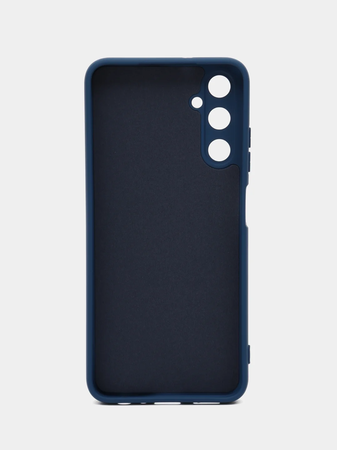 Синий чехол Silicone Cover для Samsung Galaxy A05s (Самсунг Галакси А05с), силиконовый