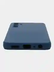Синий чехол Silicone Cover для Samsung Galaxy A05s (Самсунг Галакси А05с), силиконовый
