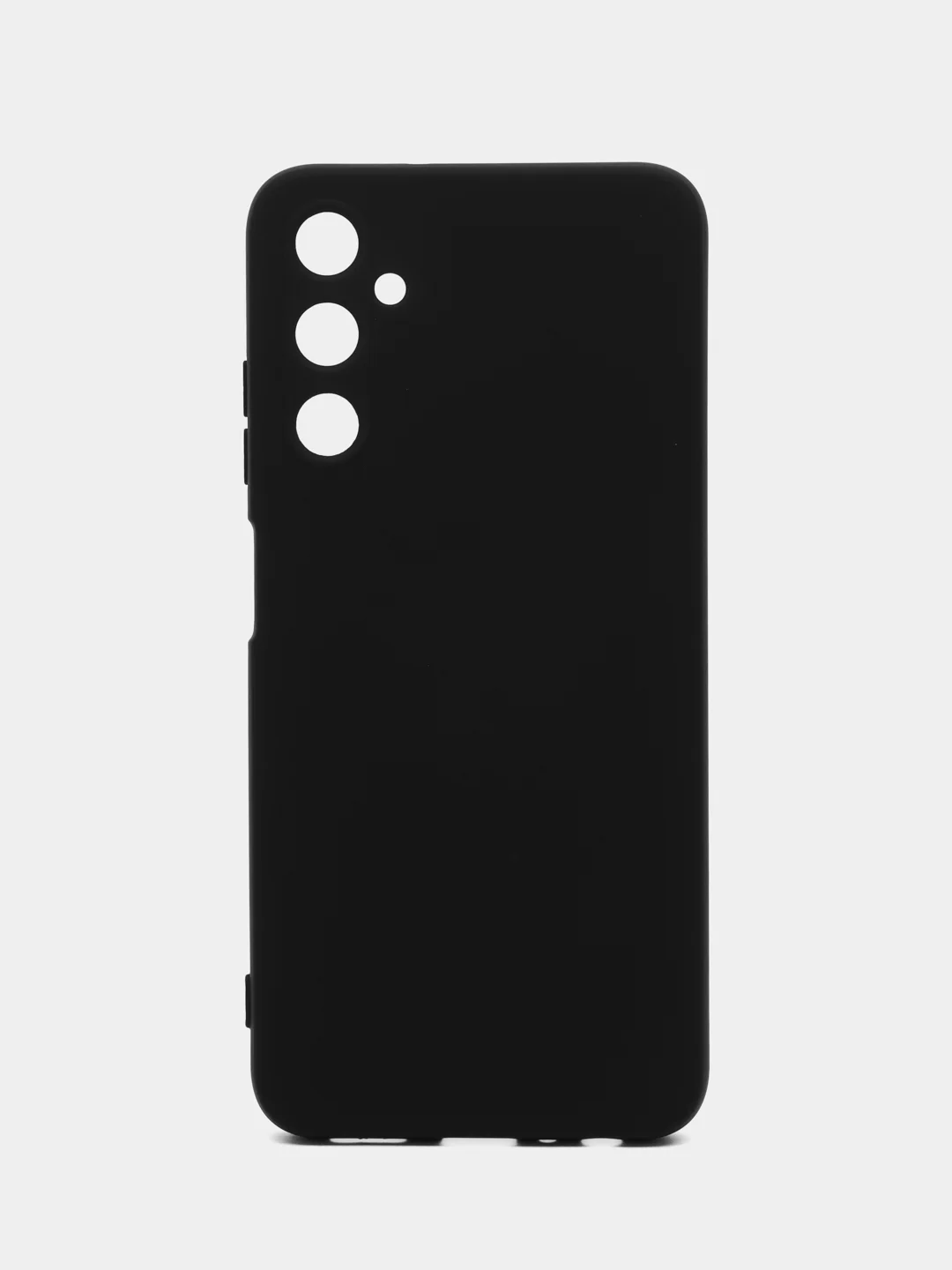 Черный чехол Silicone Cover для Samsung Galaxy A05s (Самсунг Галакси А05с), силиконовый