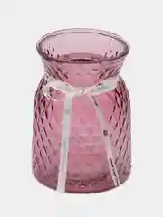 Розовый ваза для цветов, стекло