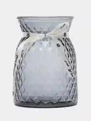 Серый ваза для цветов, стекло