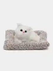Белый подарочный набор "Кошечка с гирляндами"