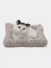Черный подарочный набор "Кошечка с гирляндами"