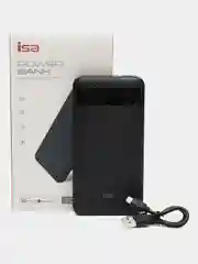 Черный внешний аккумулятор Power Bank PB-110 повербанк, 10000 mAh