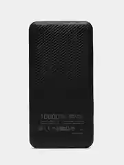 Черный внешний аккумулятор Power Bank PB-110 повербанк, 10000 mAh