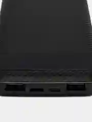 Черный внешний аккумулятор Power Bank PB-110 повербанк, 10000 mAh
