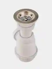 Белый сифон для раковины WIRQUIN 30975059 1, для биде и раковин, 1/4" х 32 мм, c выпуском 63 мм