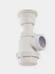 Белый сифон для раковины WIRQUIN 30975059 1, для биде и раковин, 1/4" х 32 мм, c выпуском 63 мм
