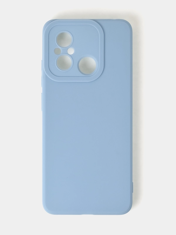 Чехол для Xiaomi Redmi 12C / Poco C55 матовый с дополнительной защитой камеры