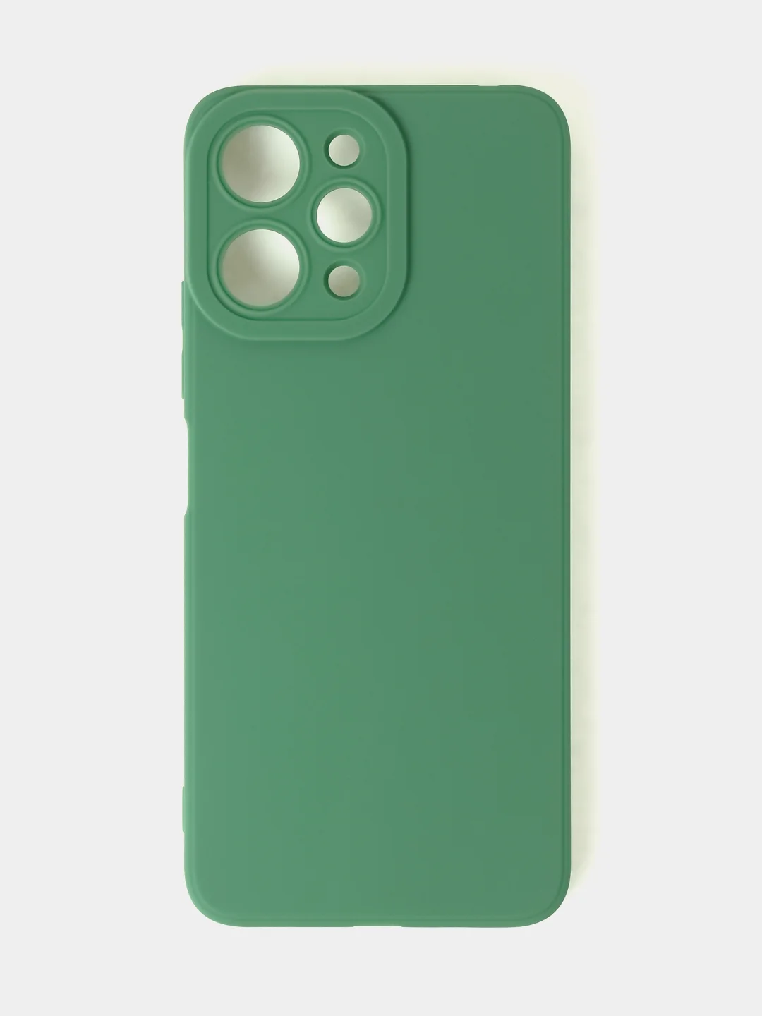 Голубой чехол для Xiaomi Redmi 12 / Redmi Note 12R / Poco M6 Pro (5G) матовый с защитой камеры