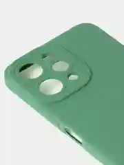 Голубой чехол для Xiaomi Redmi 12 / Redmi Note 12R / Poco M6 Pro (5G) матовый с защитой камеры