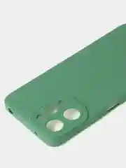 Голубой чехол для Xiaomi Redmi 12 / Redmi Note 12R / Poco M6 Pro (5G) матовый с защитой камеры