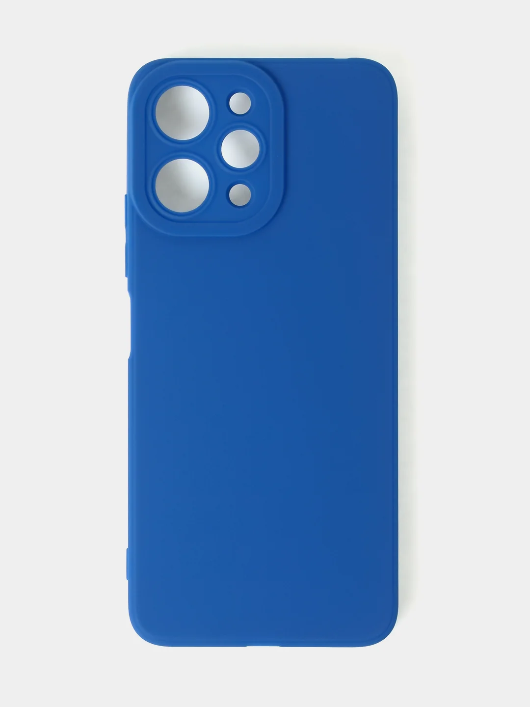 Синий чехол для Xiaomi Redmi 12 / Redmi Note 12R / Poco M6 Pro (5G) матовый с защитой камеры