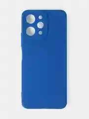 Синий чехол для Xiaomi Redmi 12 / Redmi Note 12R / Poco M6 Pro (5G) матовый с защитой камеры