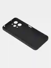 Черный чехол для Xiaomi Redmi 12 / Redmi Note 12R / Poco M6 Pro (5G) матовый с защитой камеры