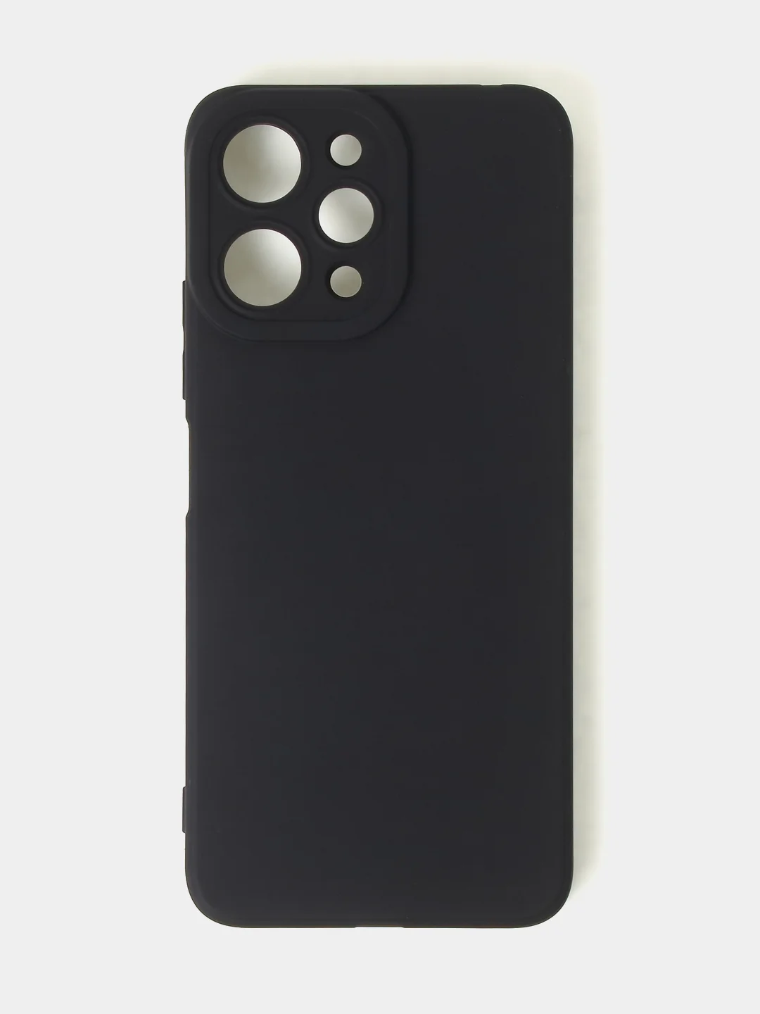 Черный чехол для Xiaomi Redmi 12 / Redmi Note 12R / Poco M6 Pro (5G) матовый с защитой камеры