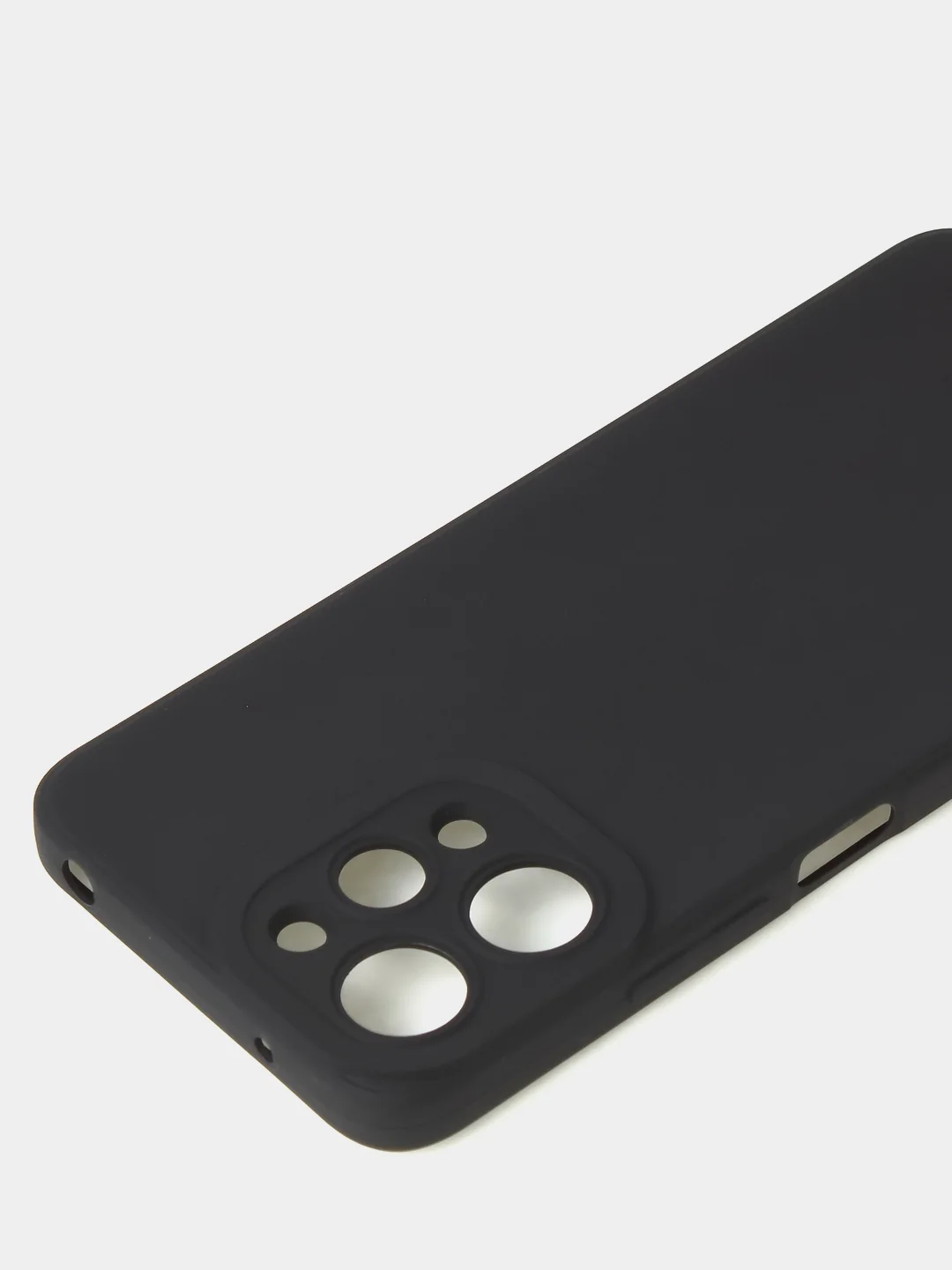 Черный чехол для Xiaomi Redmi 12 / Redmi Note 12R / Poco M6 Pro (5G) матовый с защитой камеры