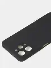 Черный чехол для Xiaomi Redmi 12 / Redmi Note 12R / Poco M6 Pro (5G) матовый с защитой камеры