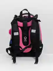 Рюкзак школьный для девочки Brauberg 2 отделения, с брелоком, Glad to be cat 271382