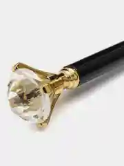 Черный ручка шариковая, женская, серия "Люкс", черная, корпус металлический, линия 0,5 мм