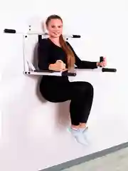 Турник Absolute Champion Центрл Спорт белый с черными ручками, 3 в 1, 300 кг, усиленный