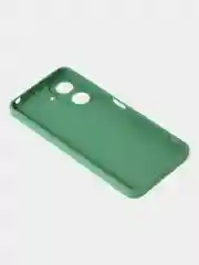 Зеленый чехол для Xiaomi Redmi 13C / Poco C65 матовый с дополнительной защитой камеры