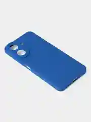 Синий чехол для Xiaomi Redmi 13C / Poco C65 матовый с дополнительной защитой камеры