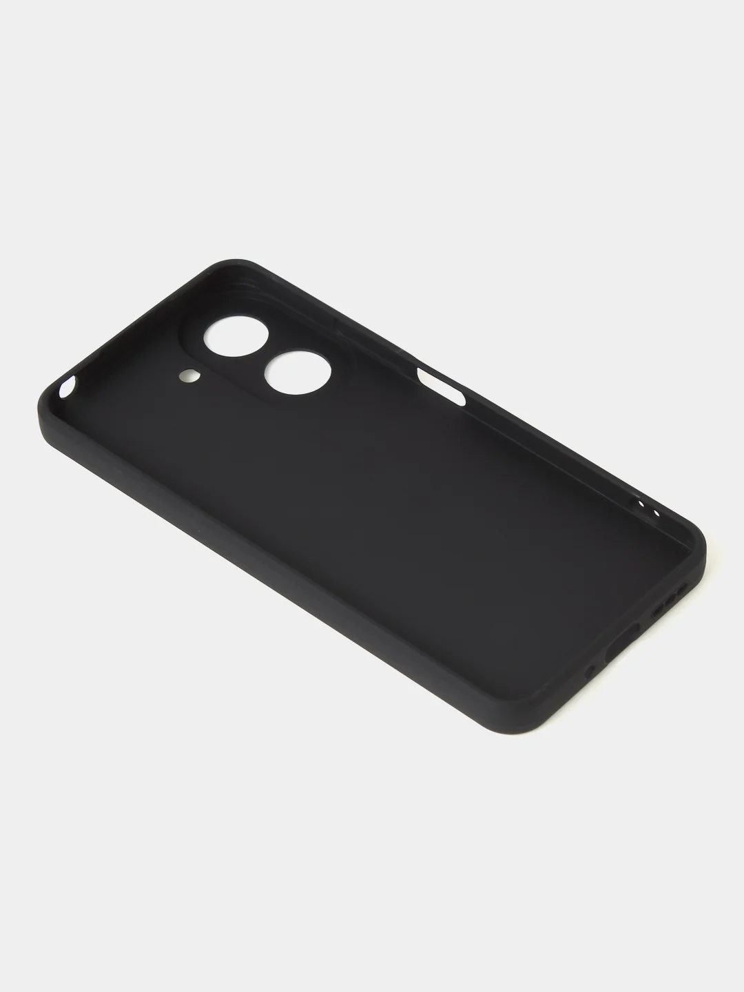 Черный чехол для Xiaomi Redmi 13C / Poco C65 матовый с дополнительной защитой камеры