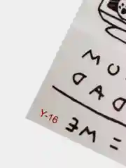 Прозрачный временная переводная татуировка "Забавные мишки 2", 9,5х5,5 см