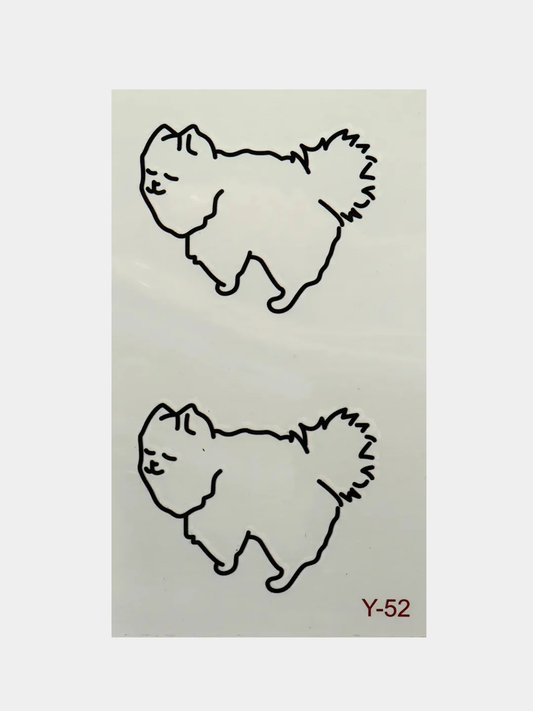 Индиго временная переводная татуировка "Забавные мишки 2", 9,5х5,5 см